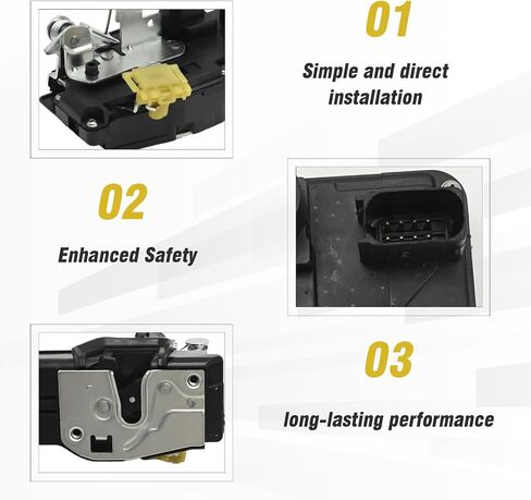 22922943 Driver Side Door Lock Latch Actuator, Replacement for Cadillac CTS Base 2008 2009 2010 2011 2012 2013 2014 in Saudi Arabia
