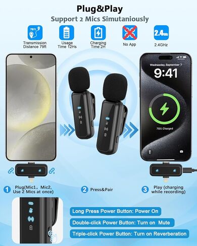 71" Phone Tripod,Tripod for iPhone with Fill Light and Rechargeable Remote,Aluminum Selfie Stick Phone Stand Compatible with Cell Phone/Camera/Ring Light/DJI/GoPro in Saudi Arabia