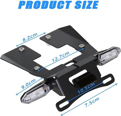 MSX 125 Grom Fender Eliminator Kits LED Indicator Turn Signal Blinker Compatible with MSX 125 Grom 2016-2020 License Plate Bracket Holder Tail Tidy (CLEAR) in Saudi Arabia