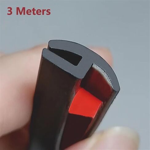 Type h Seal Rubber Car Seals Windshield Elastic Band Front Rear Dashboard Windshield Sunroof Dustproof Sealing Strip For Auto(3 Meters) in Saudi Arabia