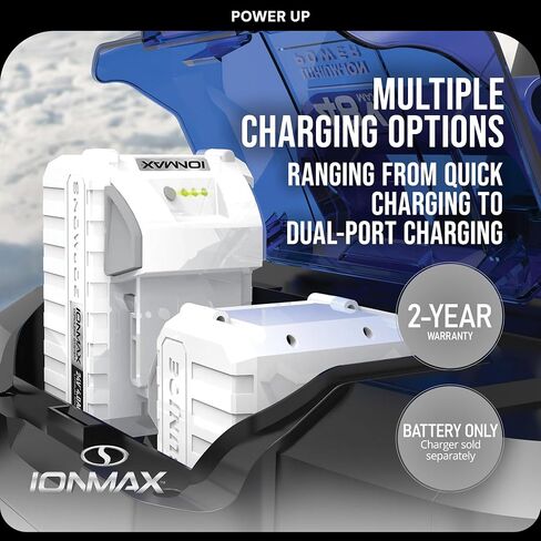 Snow Joe مصدقة Ionmax 24-Volt Lithium-ion Battery ، Universal لجميع Moe Brands (Sun Joe ، Auto Joe ، Power Joe) ، نظام إدارة البطارية ، منتج OEM (2.0 ، AMPS) in Kuwait