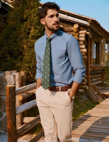 PJ Paul Jones Mens Classic Fit Linen-Cotton Shirt Button Down Long Sleeve Disual Business Derts in Saudi Arabia