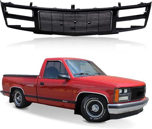Grille Grille Black متوافق مع 1988-1993 GMC C/K 1500 2500 3500 & 1992-1993 Yukon in Saudi Arabia