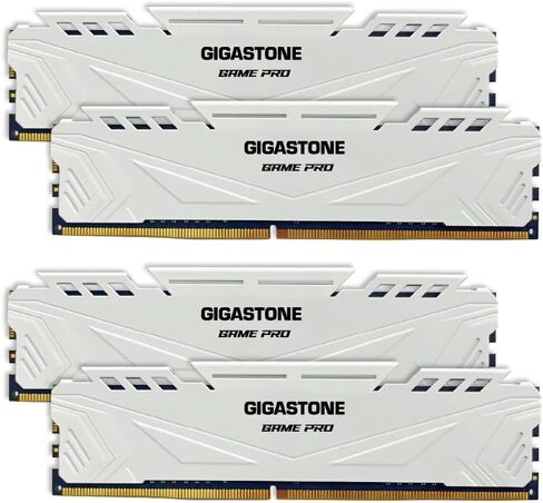 【DDR4 RAM】 GIGASTONE Game PRO 32GB Kit (2x16GB) DDR4 3200MHz PC4-25600 CL 16-18-18-40 Intel XMP 2.0 AMD Ryzen 1.35V UDIMM 288 Pin Unbuffered Non ECC High Performance Gaming Desktop Memory - Red in Saudi Arabia