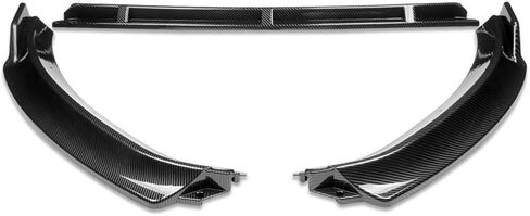 Auto Dynasty 3Pcs Car Front Bumper Lip Spoiler Wing Body Kit Compatible with Audi VW Golf 14-17, Carbon Fiber Look in Saudi Arabia