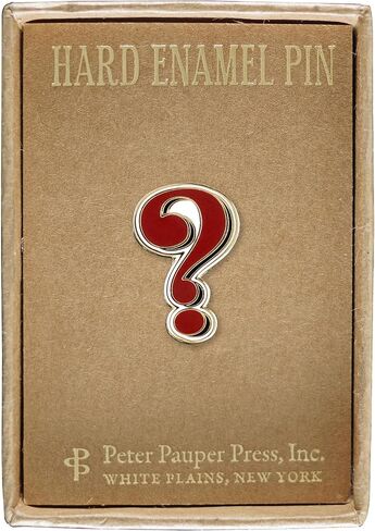 Question Mark-Hard Enamel Pin (Cloisonne Pin) in Saudi Arabia