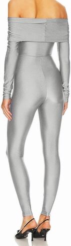 Sexy Long Sleeve Jumpsuit for Women, Twsit Knot Cut Out Bodycon Night Club Off the Shoulder Outfits in Kuwait