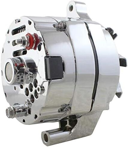 New Premium Alternator Compatible with Ford Race Car Applications 110 Amp! 1 Wire High Output Chrome C4TF-10300-B C4TZ-10346-B C5AF-10300-A C5AF-10300-B C5AF-10300-C C5AF-10300-D C5AF-10300-E in Kuwait