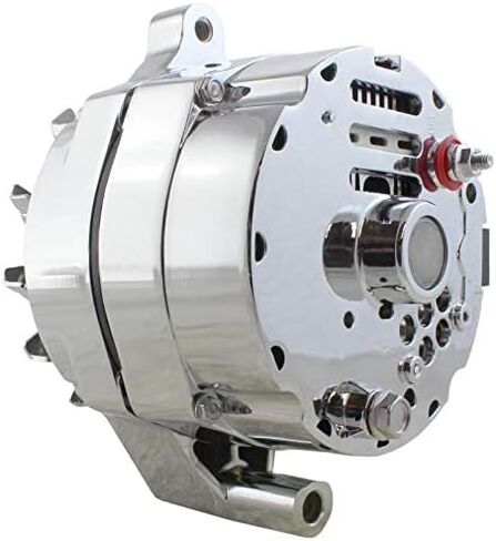 New Premium Alternator Compatible with Ford Race Car Applications 110 Amp! 1 Wire High Output Chrome C4TF-10300-B C4TZ-10346-B C5AF-10300-A C5AF-10300-B C5AF-10300-C C5AF-10300-D C5AF-10300-E in Kuwait