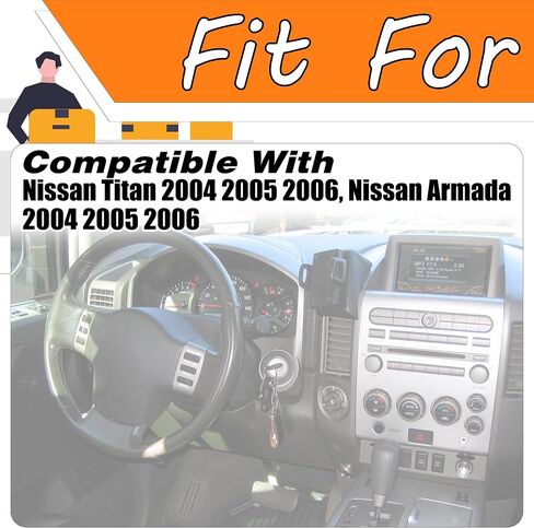 Levanlight Dash Bezel لمجموعة الأدوات المتوافقة مع Nissan Titan Armada 2004 2005 2006 استبدال# 68240-7S000 682407S000 in Saudi Arabia