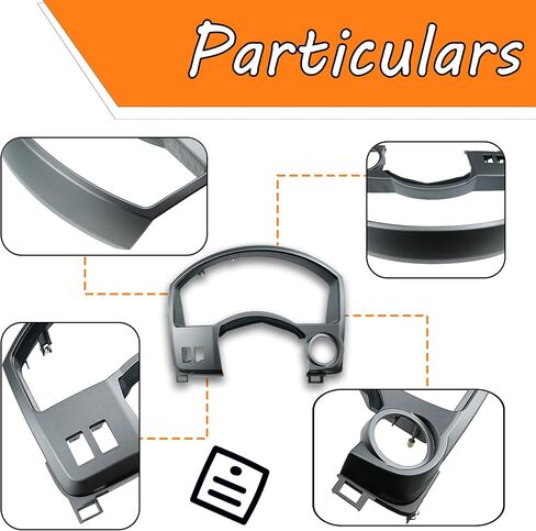 Levanlight Dash Bezel لمجموعة الأدوات المتوافقة مع Nissan Titan Armada 2004 2005 2006 استبدال# 68240-7S000 682407S000 in Saudi Arabia