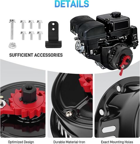 Easy Quick Fast Pull Start Recoil Starter Assembly Compatible with Predator 212，Coleman CT200U B200R 200cc Mini Bike And KT196 Go Kart，Crank Handle Start for Honda 6.5HP GX160 196 Hisun Engine-Plastic in Saudi Arabia