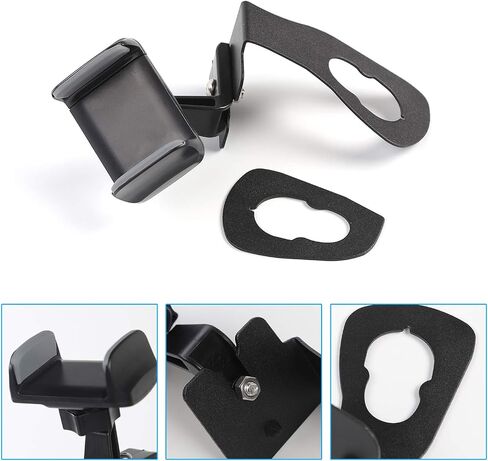 JeCar Multi-Functional JK Phone Holder, 2 in 1 Phone & Walkie Talkie Bracket for Jeep Wrangler 2011-2018 Jeep Wrangler JK JKU, Gray in Saudi Arabia