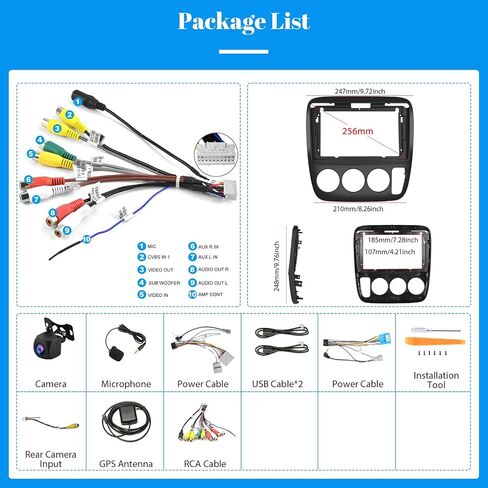 8 Core 4G 64G Car Stereo for Honda CRV 1997 1998 1999 2000 2001 Radio with Wireless CarPlay Android Auto DSP/ 46EQ 9 inch 1280x720 Touch Screen WiFi BT 5.0 RDS/FM MirrorLink GPS Backup Camera 59 UIs in Saudi Arabia
