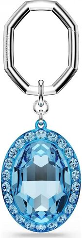 Swarovski Key Ring 5666644 Oval Size Blue in Saudi Arabia