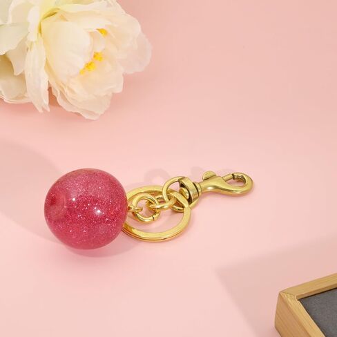 سلسلة مفاتيح Apple Cherry ، وسلاسل مفاتيح سحر الحقيبة للنساء باللونين الأحمر الأزرق الأزرق سحر حقيبة اليد المعدنية هدية in Kuwait
