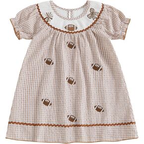 طفل صغير طفل طفلة الصيف الزي مزخرف لباس نفخة قصيرة الأكمام فساتين ملابس الأطفال البوتيك in Kuwait