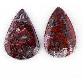 CRYSTALIS 5pcs, 20mm+ Natural Crazy Lace Agate Loose Gemstone Wholesale Bulk Cabochons Jewelry Making Supply, Chakra Healing Polished Stones, Wire Wrapping, DIY, Gem Collection in Kuwait