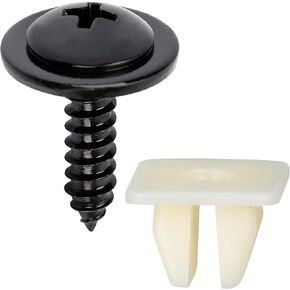 OAUTOO 10Sets Fender Liner & Splash Shield Tapping Screw with Grommet Kit for Honda & Acura 90114-SE0-000, 90682-SB0-003, 90676-SA7-003, 90114-SZ3-000 General Purpose Screw with Nut Kit in Saudi Arabia