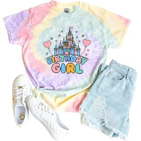 Birthday Girl Shirt Magical Girl Shirt Girls Birthday Graphic Tee Kids Bday Party Tshirt Girls Outfit Tops in Kuwait