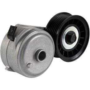 حزام السربنتين توتر الألومنيوم والصلب الفضي الأسود 0.67 قطر 1PC نوع سلس البوليلي لـ Chevy for Silverado 2500HD/3500 2001 ، لـ GMC لـ Sierra 2500HD/3500 2001 ، Fit Testing in Kuwait