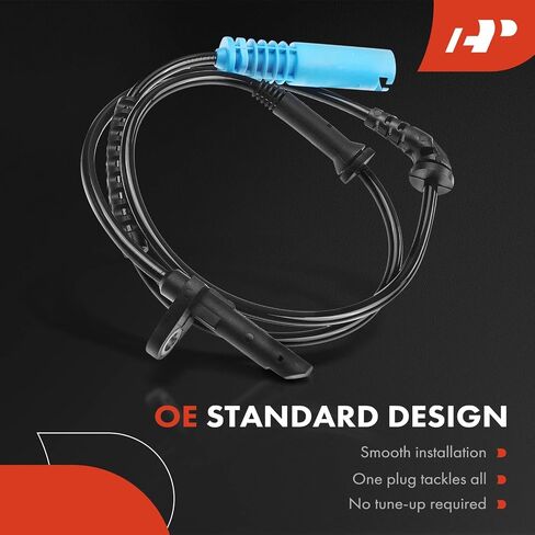 A-premium ABS SPEED Sensor متوافق مع الطرز الصغيرة-Cooper Paceman 2013-2016 ، Cooper Countryman 2011-2016 ، L4 1.6L ، Hatchback-Driver الأمامي أو جانب الركاب ، استبدل# 34529808193 in Kuwait