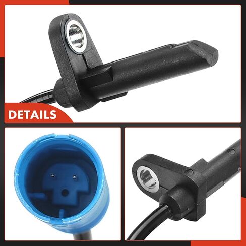 A-premium ABS SPEED Sensor متوافق مع الطرز الصغيرة-Cooper Paceman 2013-2016 ، Cooper Countryman 2011-2016 ، L4 1.6L ، Hatchback-Driver الأمامي أو جانب الركاب ، استبدل# 34529808193 in Kuwait