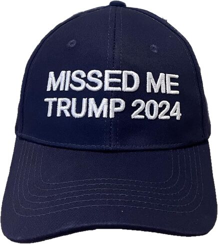 لقد فاتني ترامب قبعة ترامب 2024 Snapback Cap (الولايات المتحدة ، Numeric ، 7 ، 7 3/4 ، Navy Blue) in Saudi Arabia