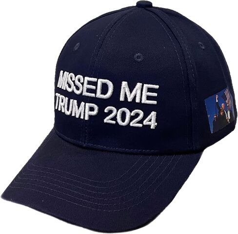 لقد فاتني ترامب قبعة ترامب 2024 Snapback Cap (الولايات المتحدة ، Numeric ، 7 ، 7 3/4 ، Navy Blue) in Saudi Arabia