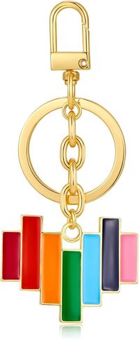 Cute Donut Keychain,Bag Charms, Heart Lollipop Key chains Accessories Decor for Women Purse in Saudi Arabia