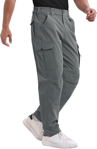 NATUVENIX Tactical Pants for Men, Ripstop Lightweight Cargo Work Pants for Men Water Resistant Mens Hiking Pants Outdoor in Saudi Arabia