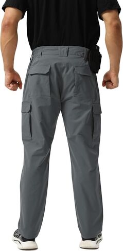 NATUVENIX Tactical Pants for Men, Ripstop Lightweight Cargo Work Pants for Men Water Resistant Mens Hiking Pants Outdoor in Saudi Arabia
