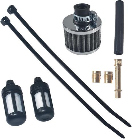 12mm Air Filter Jet Kit fit for Predator 212cc 196cc 6.5Hp for honda GX160 GX200 for Coleman CT200U BT200X KT196 CT200U-EX KT196 for Baja Warrior MB200 Engine Go Kart Mini Bike-Red in Saudi Arabia