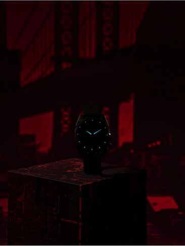 Citizen Men's Men-Drive Marvel Miles Morales Black Ion Pluged Stainless Steel مع ساعة حزام من الجلد الأسود ، الاتصال الهاتفي الأسود ، 42 مم (الطراز: AW1685-00W) in Saudi Arabia