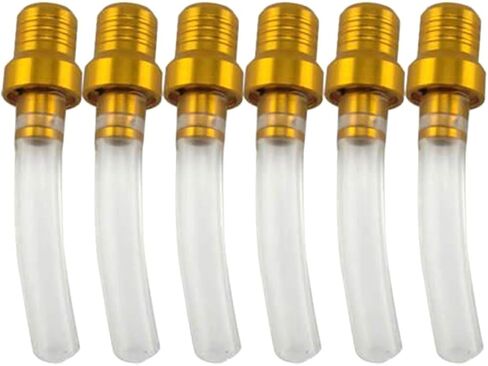 6PCS Gas Fuel Petrol Tank Cap Breather Valve for Motorcycle ATV Dirt Pit Bike (Blue) in Kuwait