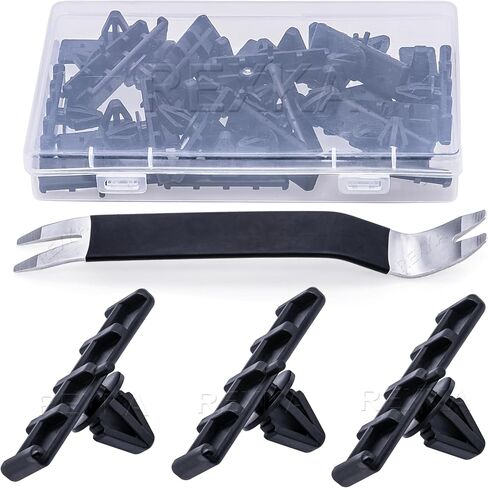 Rexka 21pcs لوحة الروك آثار الأرض مقاطع صب لفورد Mustang F4ZZ-6310182-A F4ZZ6310182A-مزيل جسم القطع التلقائية متعددة الأغراض in Saudi Arabia