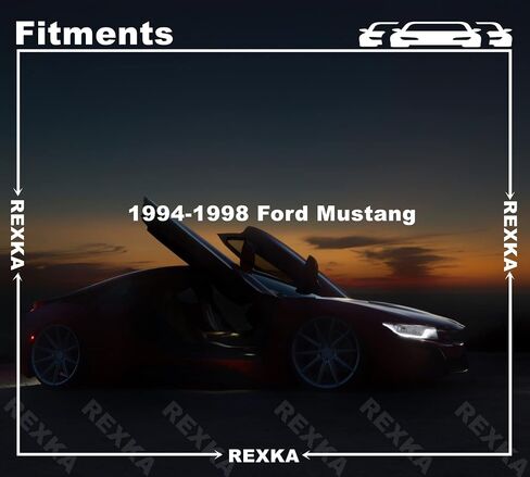 Rexka 21pcs لوحة الروك آثار الأرض مقاطع صب لفورد Mustang F4ZZ-6310182-A F4ZZ6310182A-مزيل جسم القطع التلقائية متعددة الأغراض in Saudi Arabia