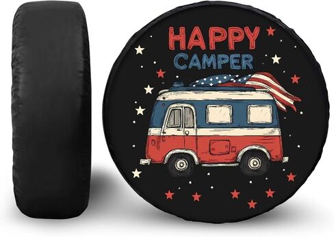 Tupalatus Spare Wheel Tire Cover Waterproof Dust-Proof Universal for Jeep,Trailer, RV, SUV Vehicle 14" 15" 16" 17" 18" 19" in Kuwait