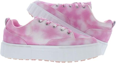 Fila Sandblast Low Mottled Tie Dye Womens Size 7.5 ، اللون: وردي/أبيض in Saudi Arabia