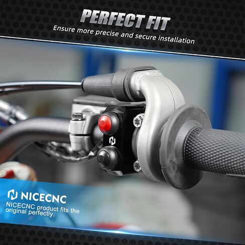 مفتاح التحكم الأسود بدء تشغيل زر القتل المتوافق مع KTM 150-500 XC-W XCF-W EXC EXC-F 2008-2023 ، متوافق مع Husqvarna in Saudi Arabia