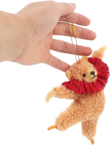 Gleavi Bear Car Charm: Plush Bear View Mirror Exclistories for Car Decor Excalsions for Women 6 89x3 94x2 20 inch in Kuwait