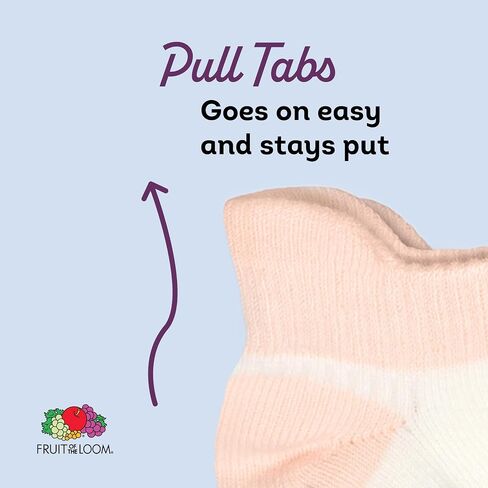 Fruit of the Loom Cotton Grip Socks for Baby and Toddler in Saudi Arabia