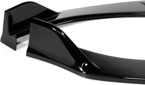 STAY TUNED PERFORMANCE ABS Material Front Bumper Lip Body Kit Spoiler Splitter Compatible with 2019-2024 Mazda 3 Hatchback / 5DR Model (Painted Black) in Kuwait
