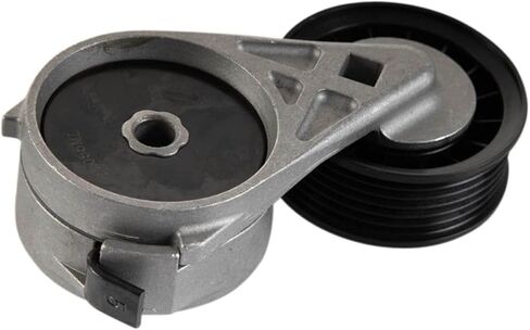 حزام السربنتين توتر الألومنيوم والصلب الفضي الأسود 0.67 قطر 1PC نوع سلس البوليلي لـ Chevy for Silverado 2500HD/3500 2001 ، لـ GMC لـ Sierra 2500HD/3500 2001 ، Fit Testing in Kuwait