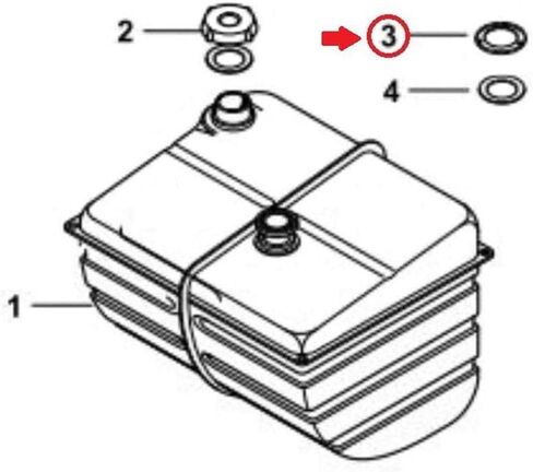 RapArts C5NN9N283A FUEL TANK Sender Lock Ring Fits Ford Tractor 2000 2600 3000 4100 + in Saudi Arabia