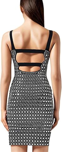 Womens Party Sequins Backless Sexy Birthday Dress 2025 Spaghetti Strap Mini Dressess Evenging Celebrate Party Gown in Saudi Arabia