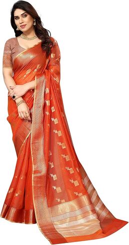 نساء كوتا دوريا كوتون مانيبوري جاكارد ساري مع قطعة بلوزة غير مختل in Kuwait