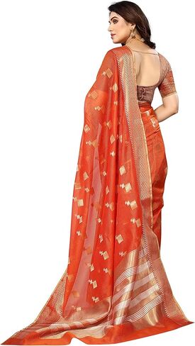 نساء كوتا دوريا كوتون مانيبوري جاكارد ساري مع قطعة بلوزة غير مختل in Kuwait