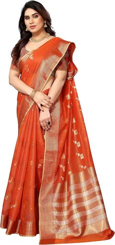 نساء كوتا دوريا كوتون مانيبوري جاكارد ساري مع قطعة بلوزة غير مختل in Kuwait