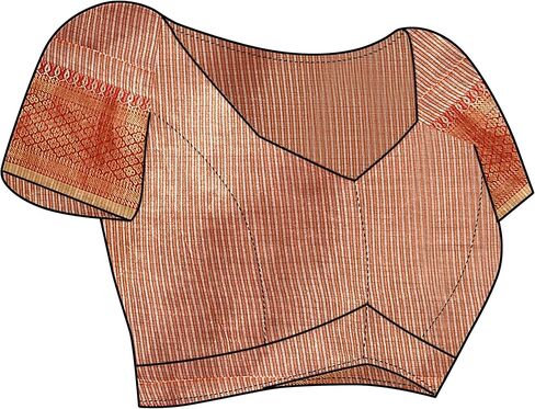 نساء كوتا دوريا كوتون مانيبوري جاكارد ساري مع قطعة بلوزة غير مختل in Kuwait